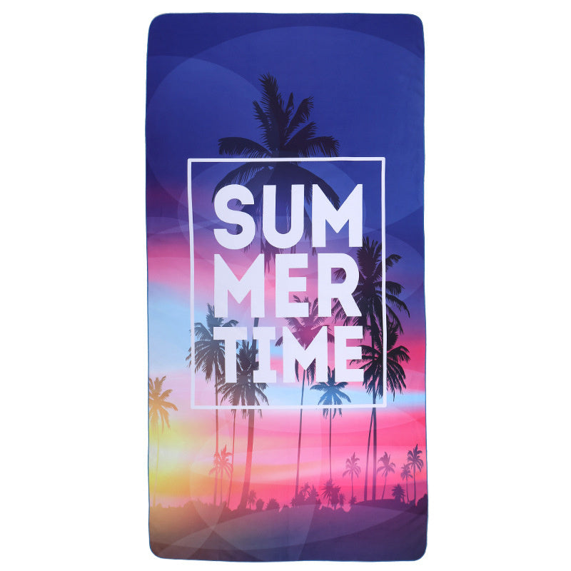 Microfiber Beach Printed Bath Towels