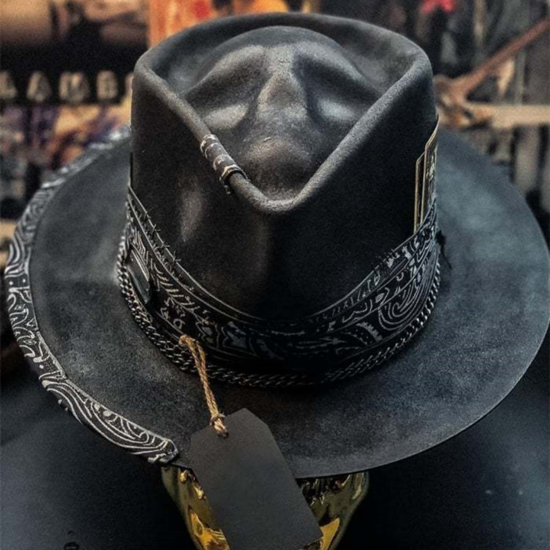 Handmade Skull Cowboy Hat