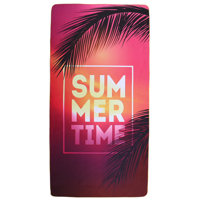 Microfiber Beach Printed Bath Towels