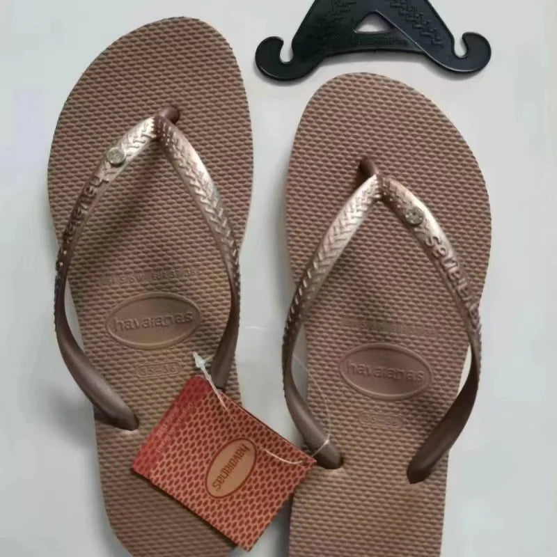 Summer New 2025 Women Flip Flops Summer Outdoor Slippers