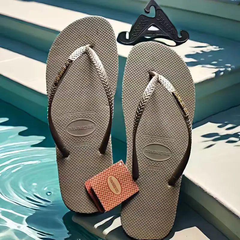 Summer New 2025 Women Flip Flops Summer Outdoor Slippers