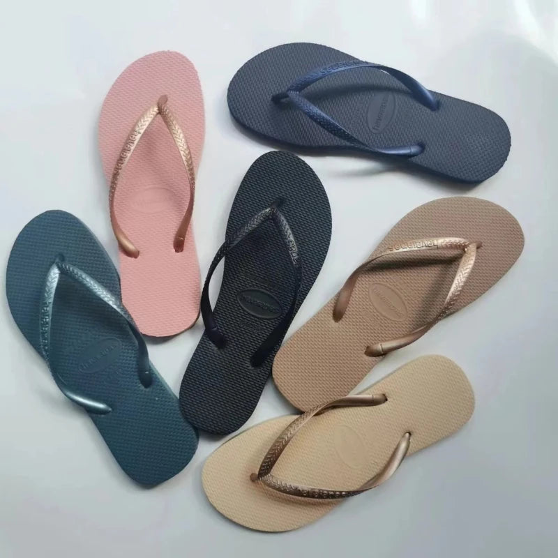Summer New 2025 Women Flip Flops Summer Outdoor Slippers